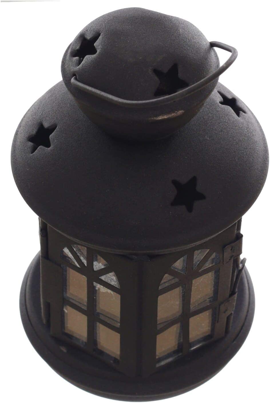 فانوس رمضان معدن - 22 سم - أسود