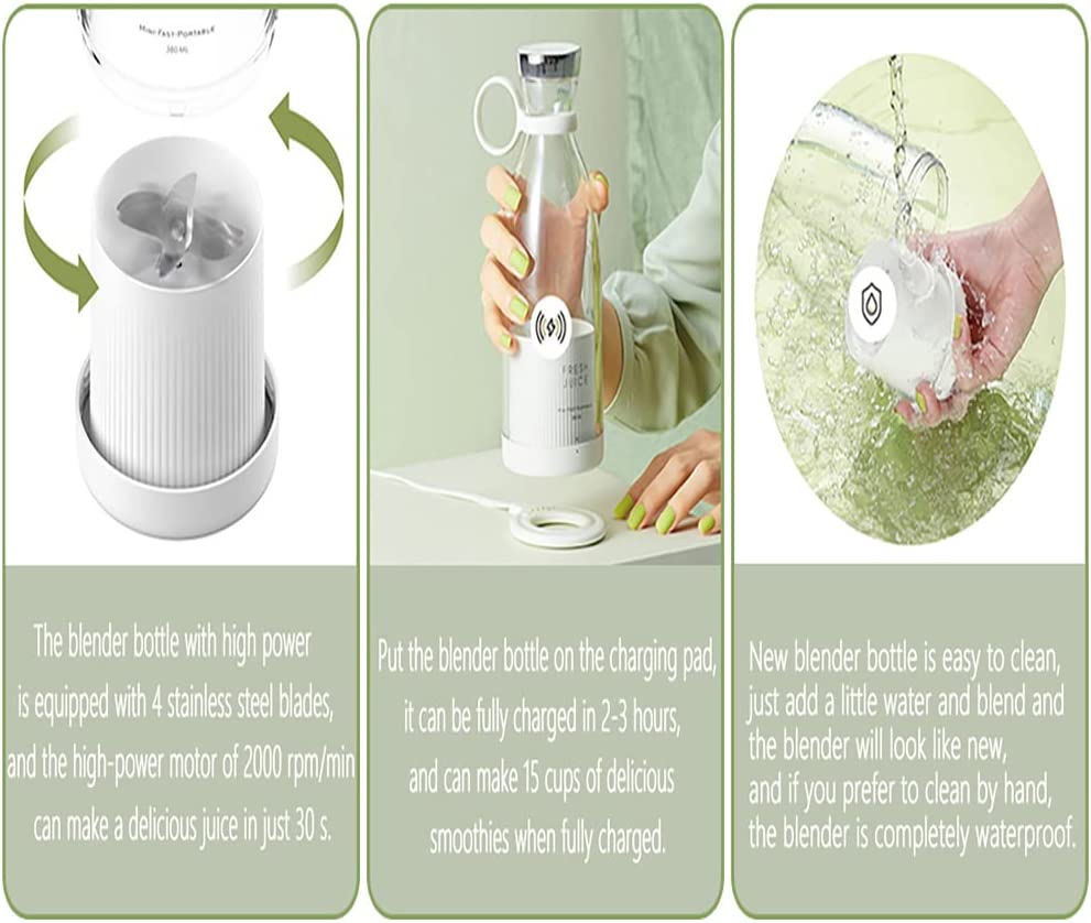 خلاط عصير قابل للشحن - 350 مل