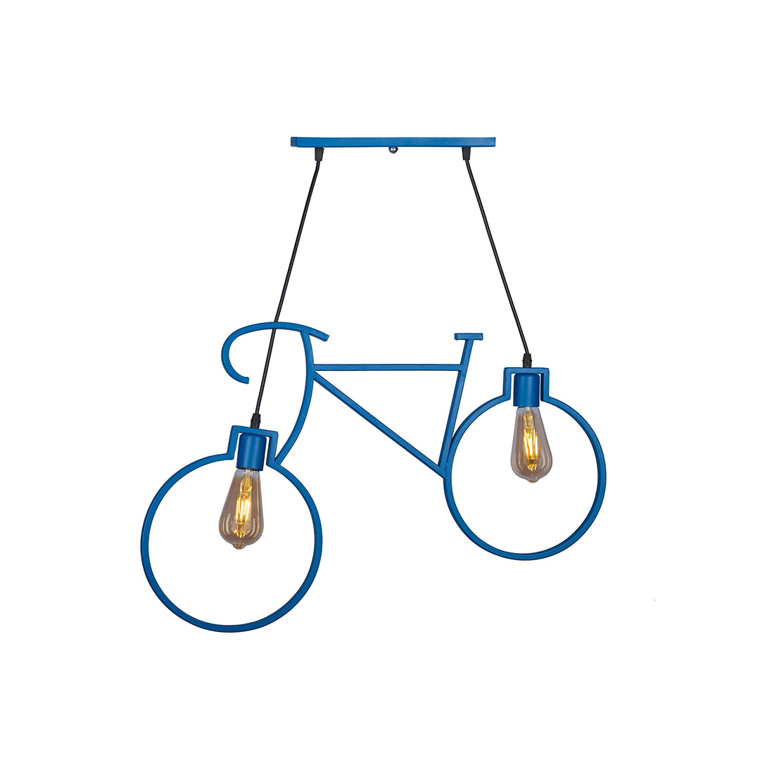 مصباح سقف مودرن معدن - أزرق - RL-BK-006