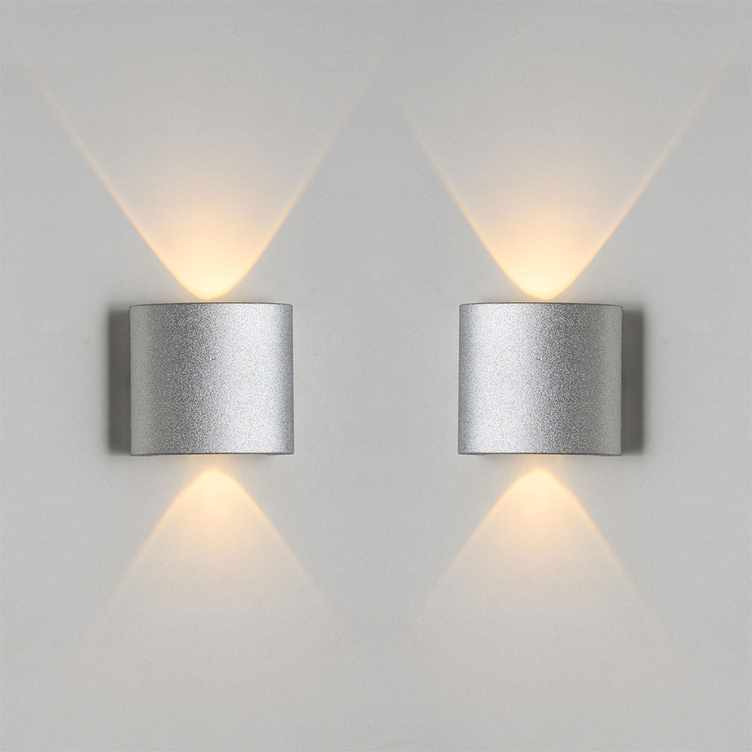 اب داون لغرفة المعيشة او غرفة النوم مودرن بلاستيك - سيلفر - RL-BUN-UD-A-075