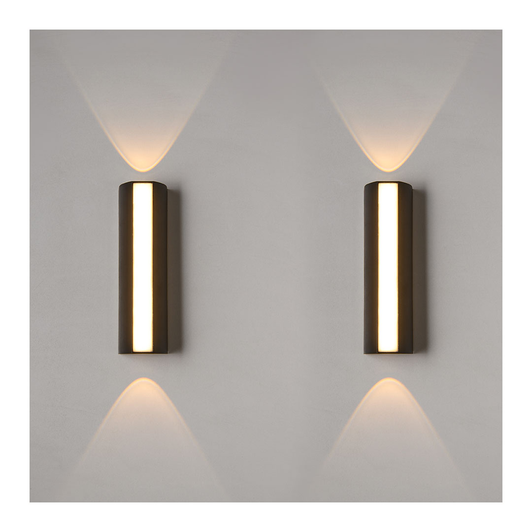 اب داون لغرفة المعيشة او غرفة النوم مودرن بلاستيك - 2 قطعة - اسود - RL-BUN-UD-B-028