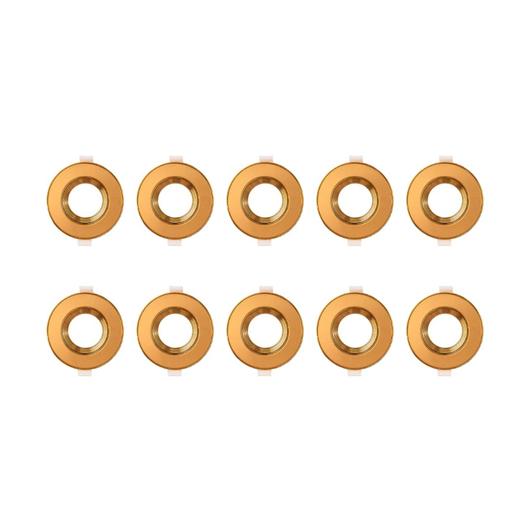 فريم شاسية سبوط شكل سميبل مميز وانيق مودرن بلاستيك - 10 قطع - دهبى - RL-BUN10-FS-038