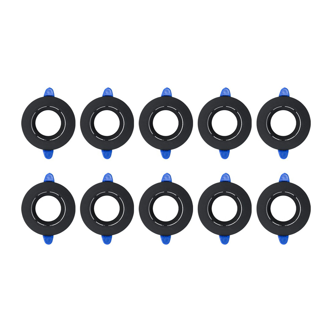 فريم شاسية سبوط شكل سميبل مميز وانيق مودرن بلاستيك - 10 قطع - اسود - RL-BUN10-FS-049