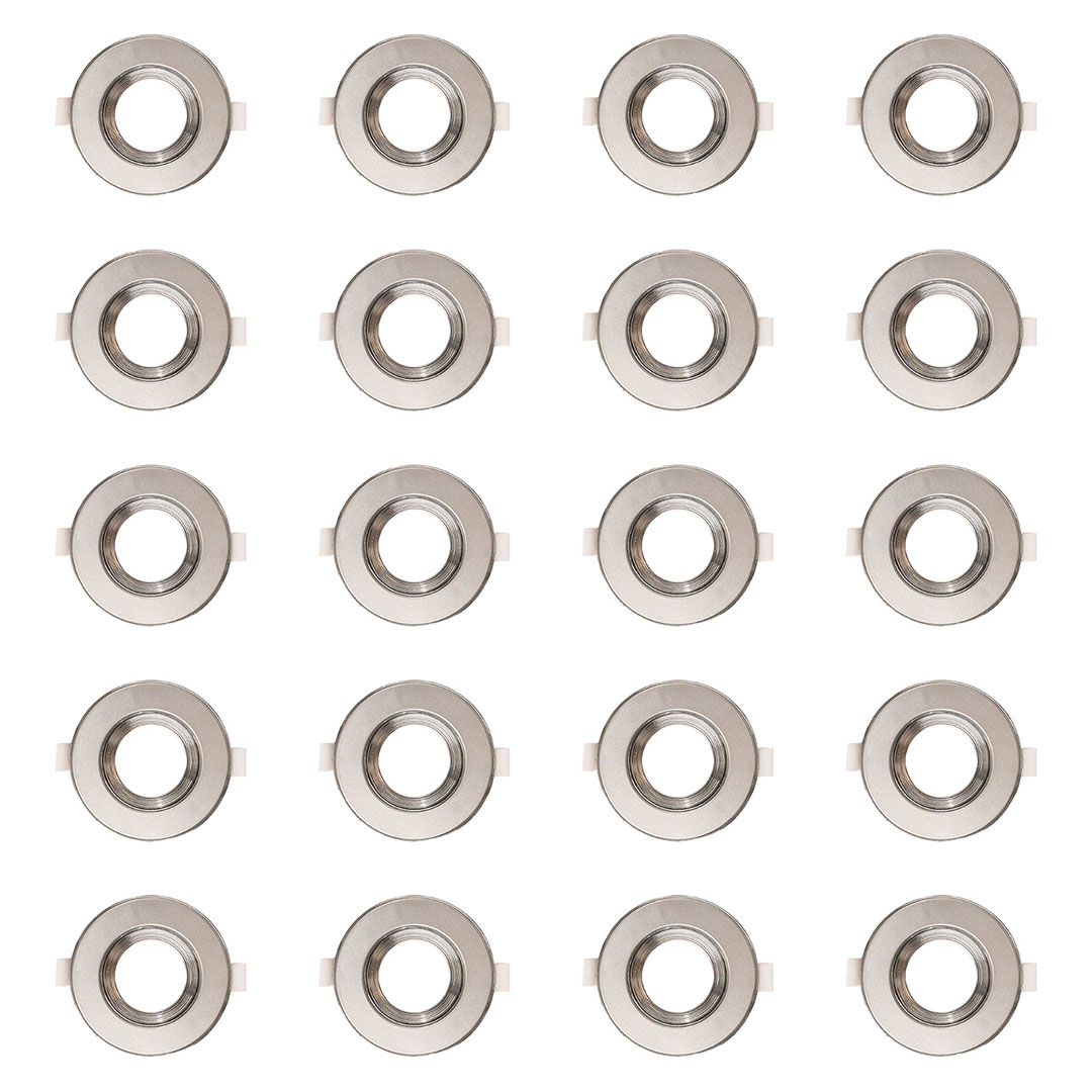 فريم شاسية سبوط مودرن بلاستيك - 20 قطعة - سيلفر - RL-BUN20-FS-042