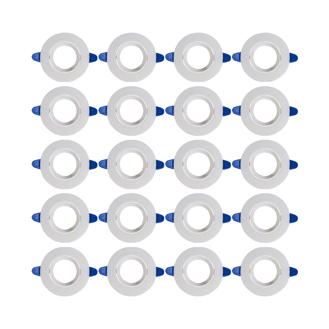 فريم شاسية سبوط مودرن بلاستيك - 20 قطعة - ابيض - RL-BUN20-FS-050