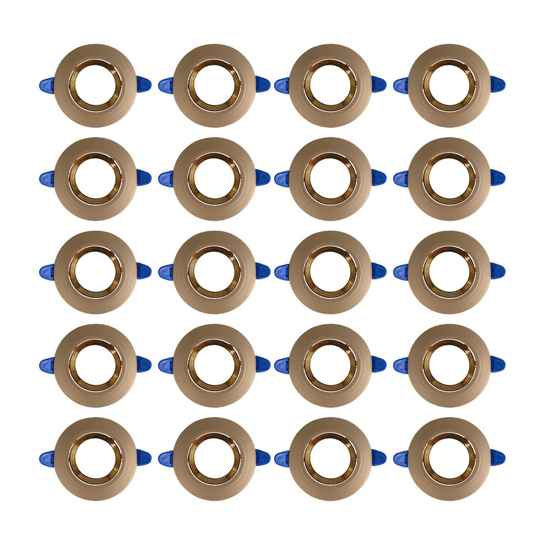 فريم شاسية سبوط مودرن بلاستيك - 20 قطعة - دهبى - RL-BUN20-FS-052