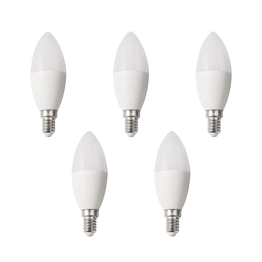 لمبة بلحة 5 وات اضاءة ابيض - 5 قطع - RL-BUN5-LP-A-061