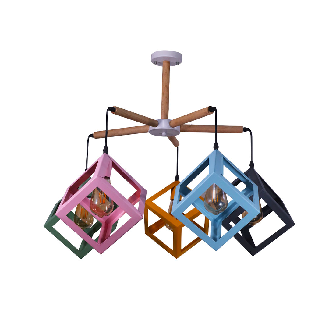 مصباح سقف مودرن معدن - متعدد الألوان - RL-CB-003