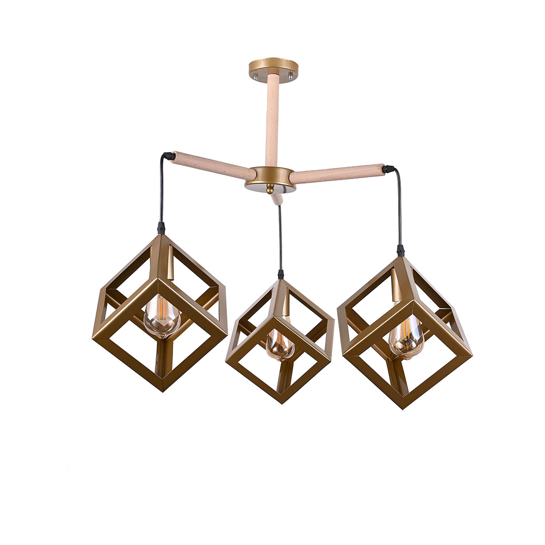 مصباح سقف مودرن معدن - ذهبي - RL-CB-005