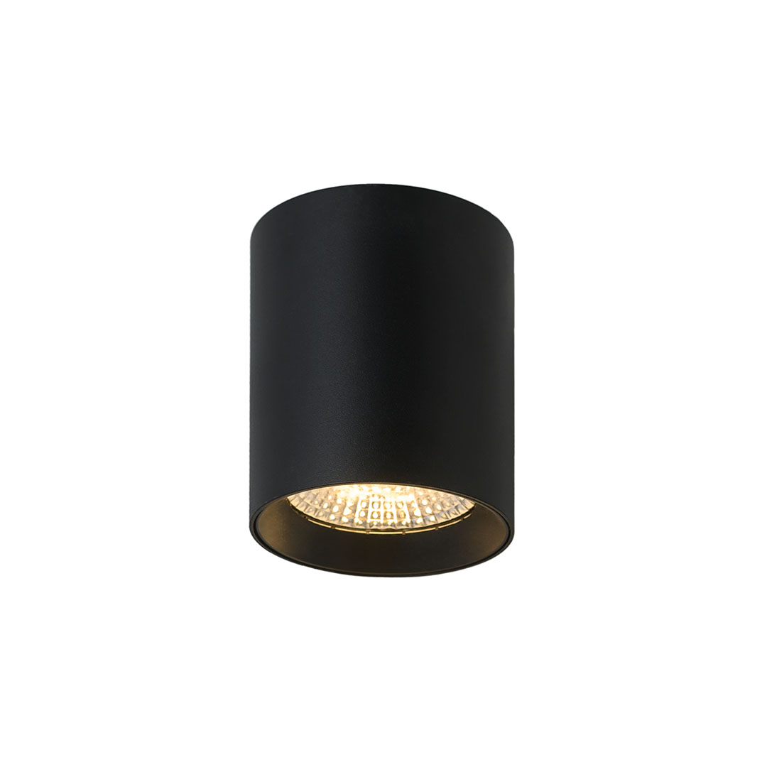 مصباح سقف سليندر مودرن معدن - اسود/ورم - RL-CS-005