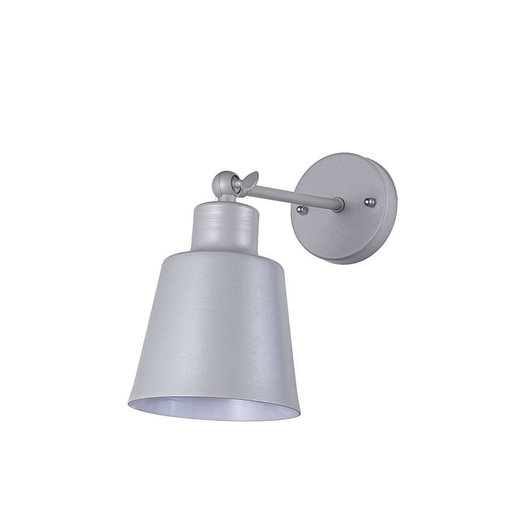 مصباح حائط مودرن معدن - فضي - RL-CU-023
