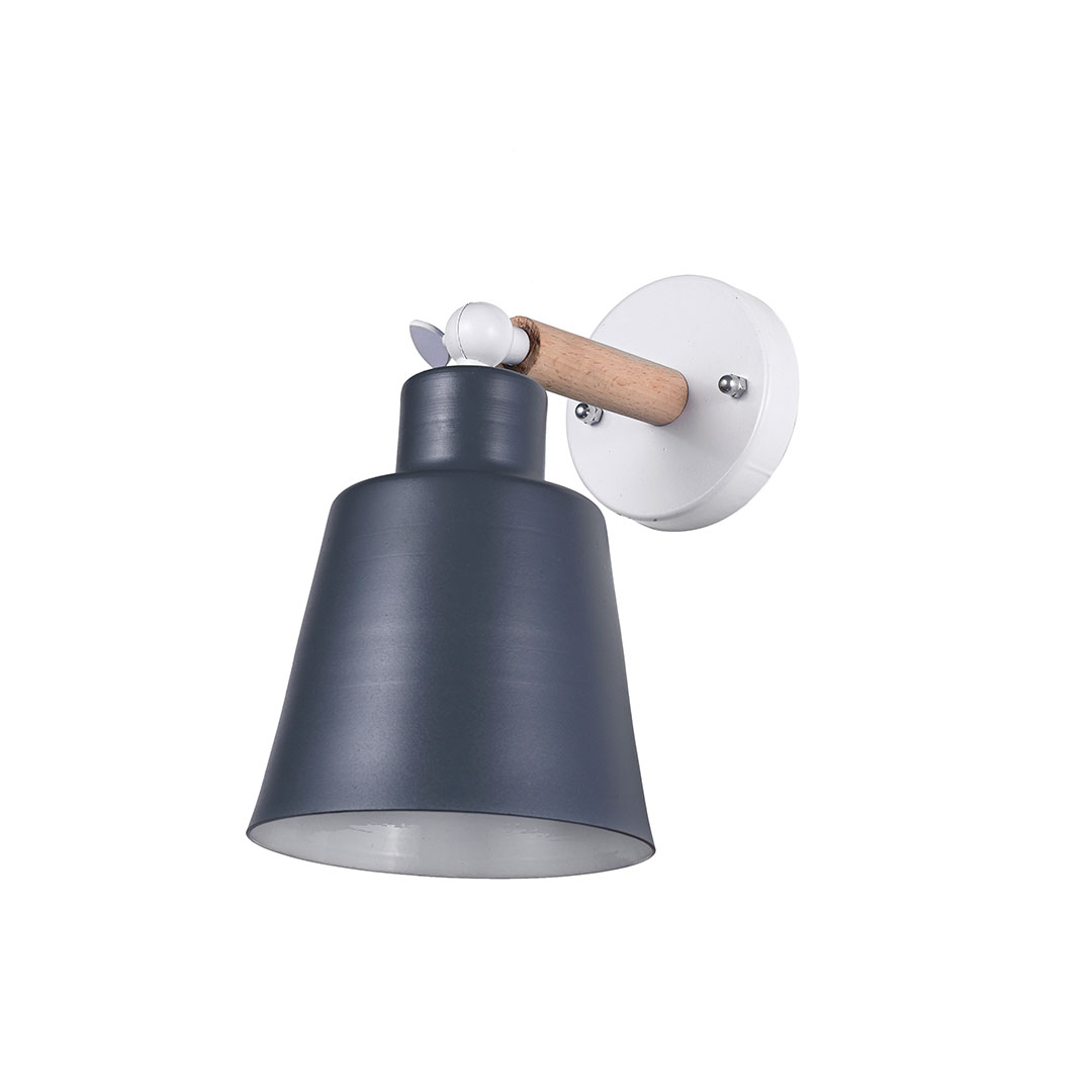 مصباح حائط مودرن معدن - فضي - RL-CU-028