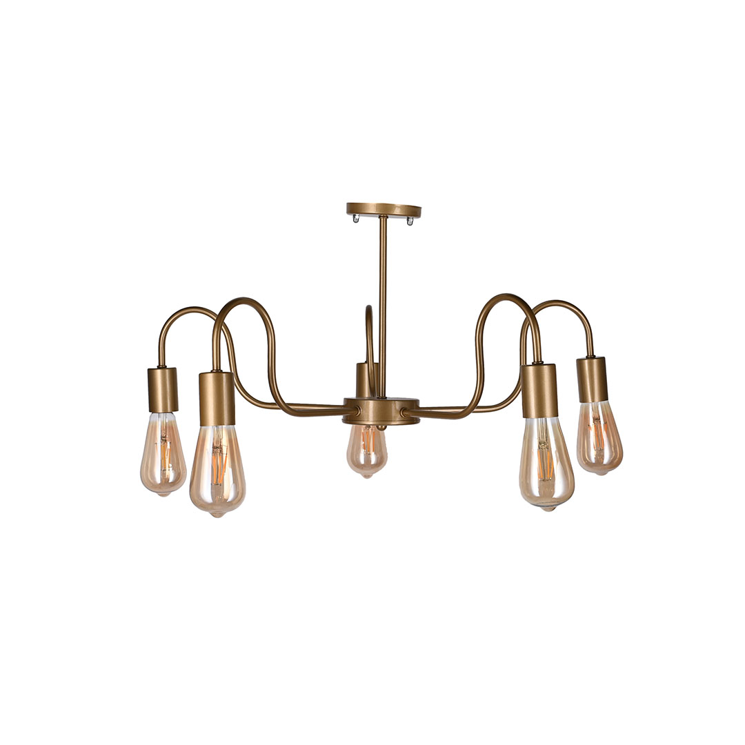 مصباح سقف مودرن معدن - ذهبي - RL-DC-C-001