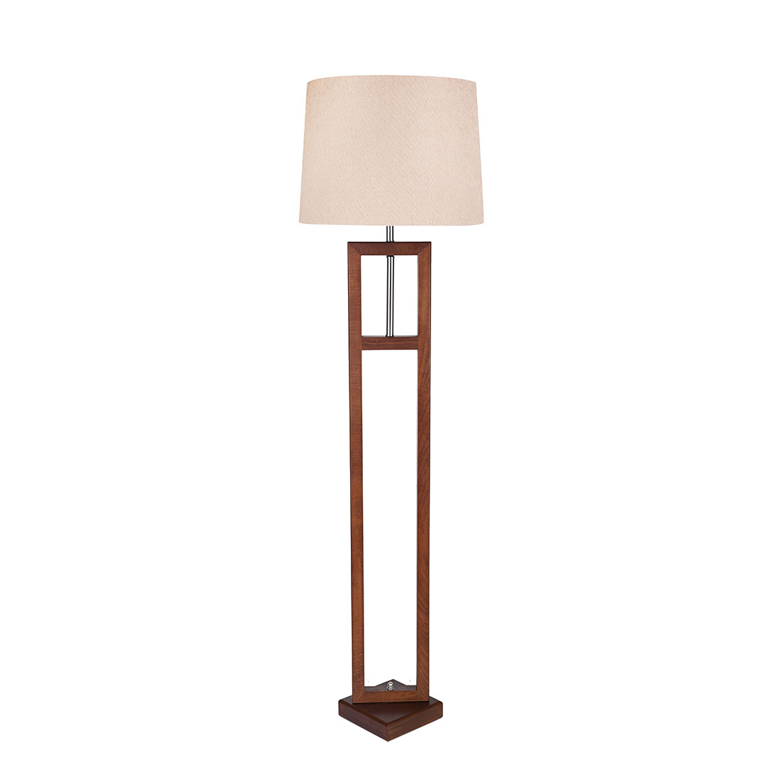 اباجورة ستاند خشب مودرن