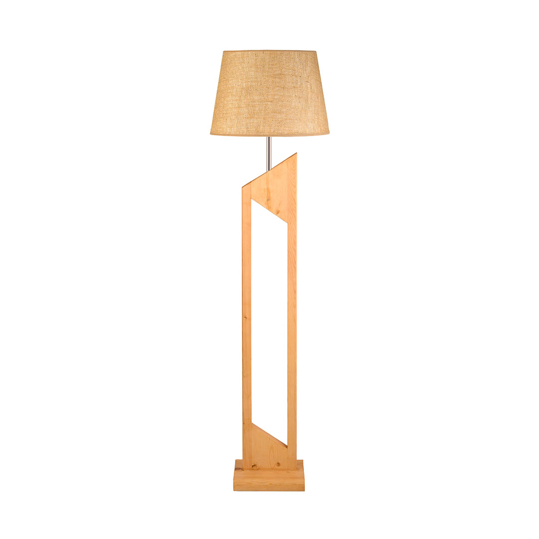 مصباح ارضي مودرن خشب - خشبى/خيش - RL-FL-A-077