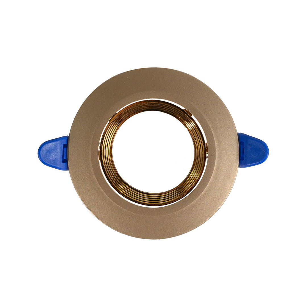 فريم شاسية سبوط فارغ مدور فردى مودرن بلاستيك - دهبى - RL-FS-052