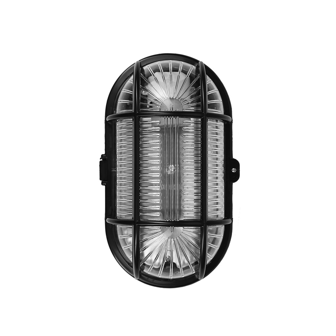 جلوب عين بقرة بالدواية مودرن بلاستيك - اسود - RL-GW-010