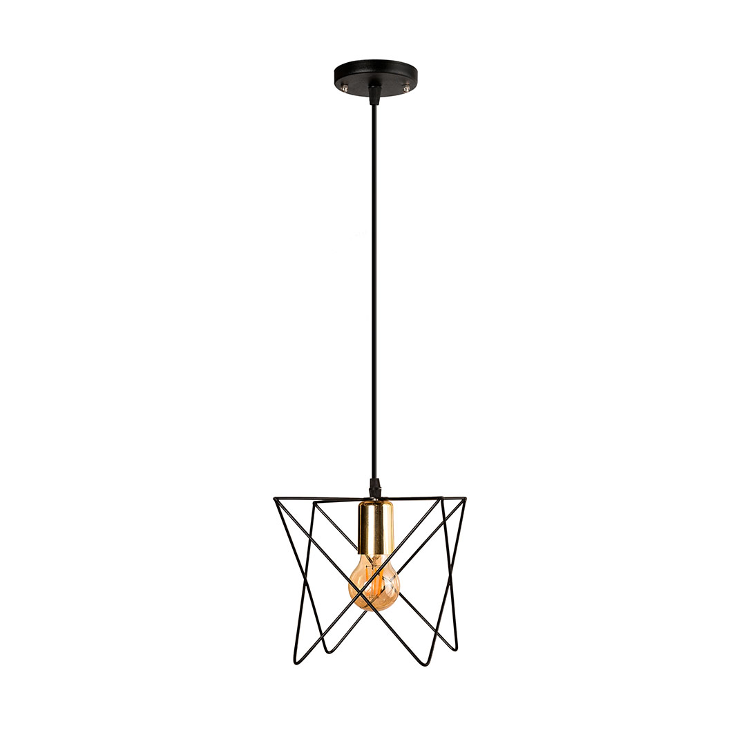 دلاية فردي مودرن معدن - اسود/دهبى - RL-KR-063