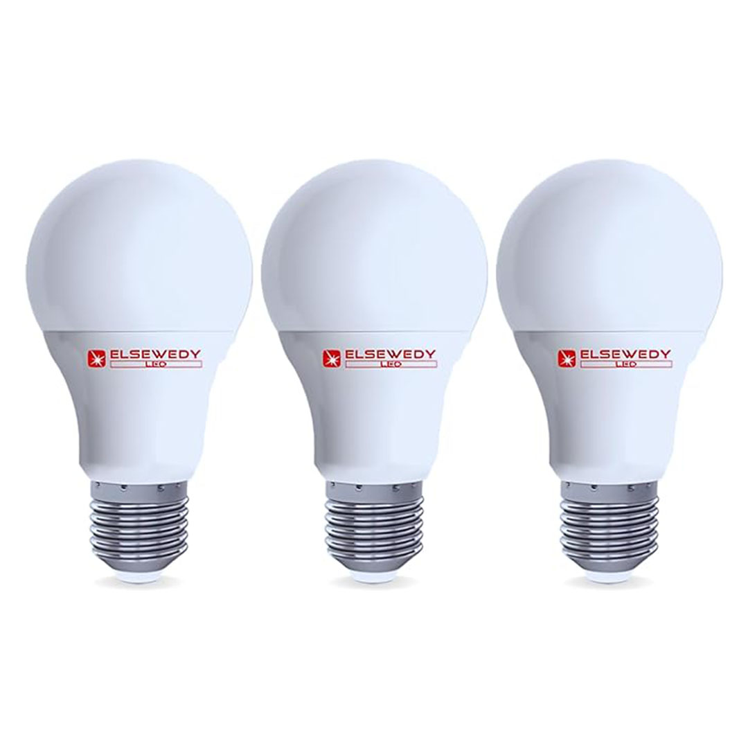 لمبات ليد سويدي - 9 وات - 3 لمبات