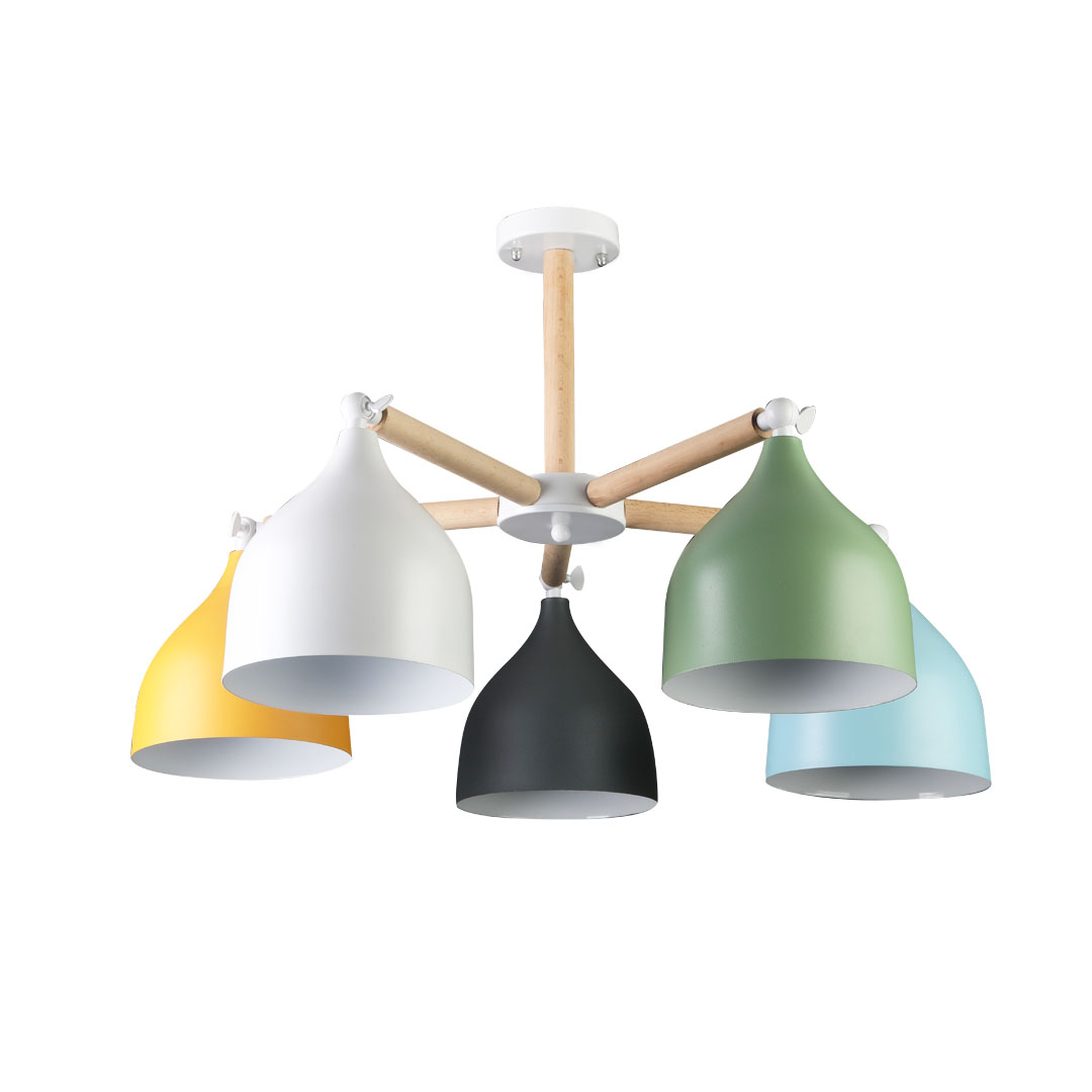 نجفة خماسية مودرن - الوان متعددة