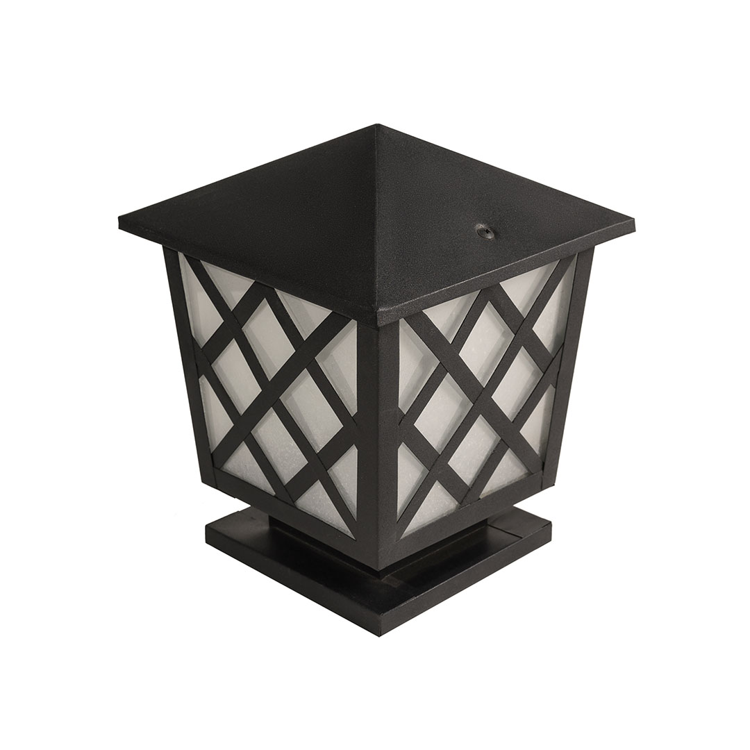 فانوس اضاءة خارجية مودرن معدن - اسود - RL-PB-A-021