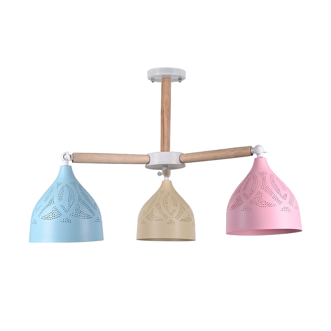 نجفه مودرن ثلاثية - الوان متعددة