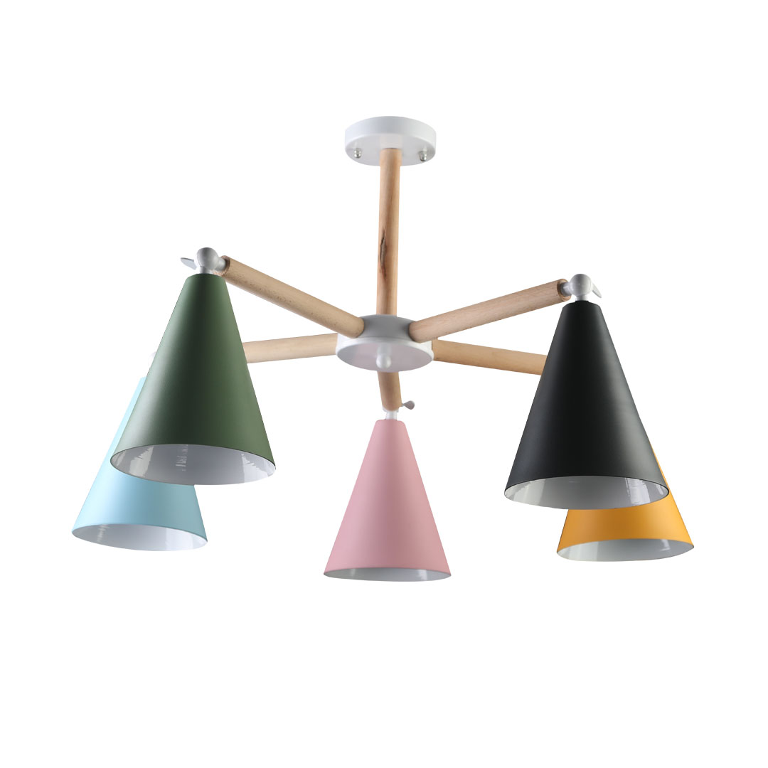 مصباح سقف مودرن معدن - متعدد الألوان - RL-PY-001