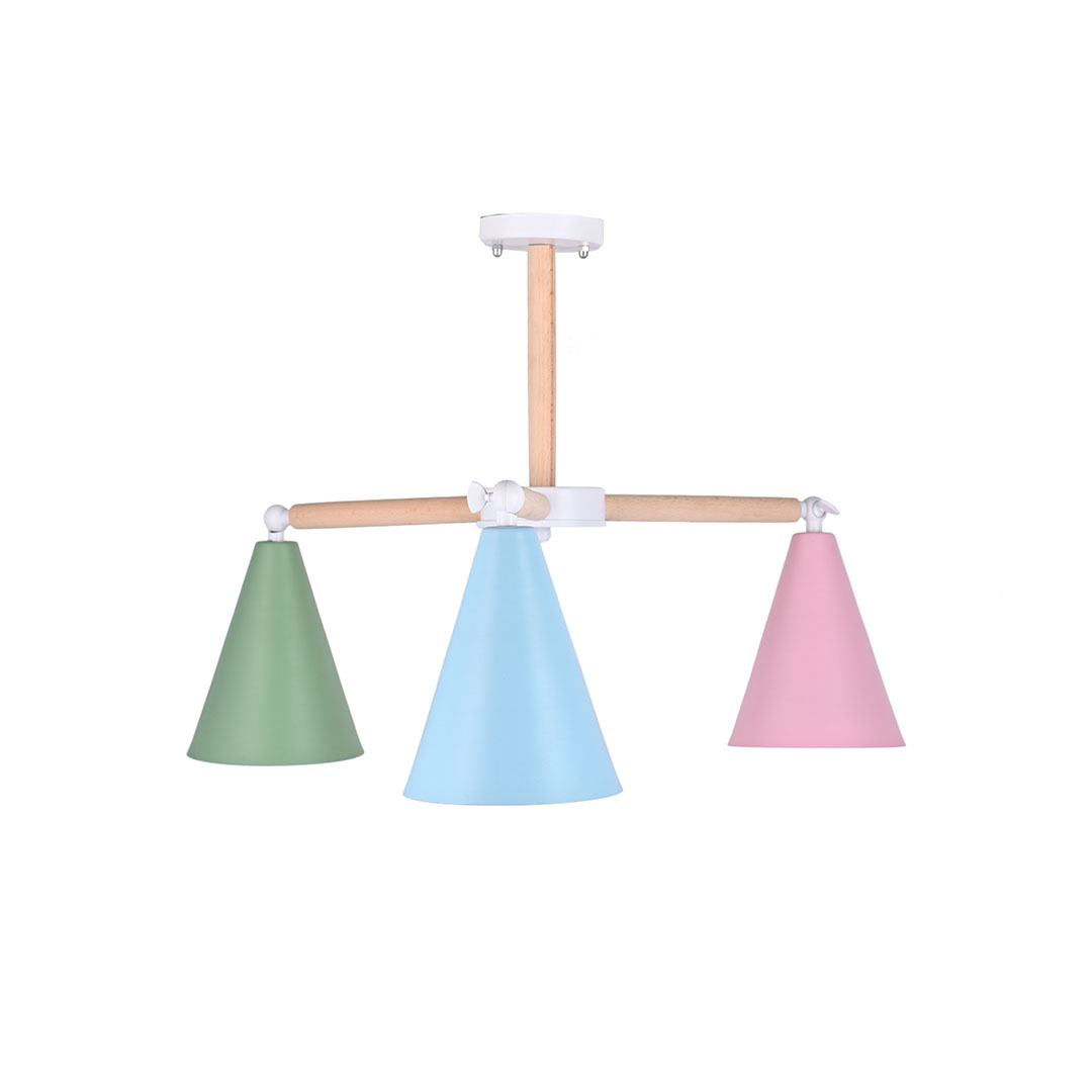 نجفة مودرن ثلاثية - الوان متعددة