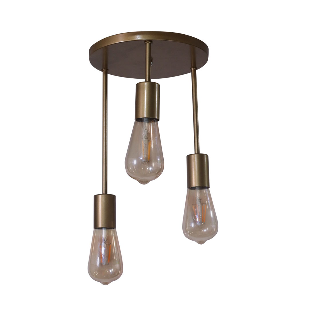 مصباح سقف مودرن معدن - ذهبي - RL-RS-004