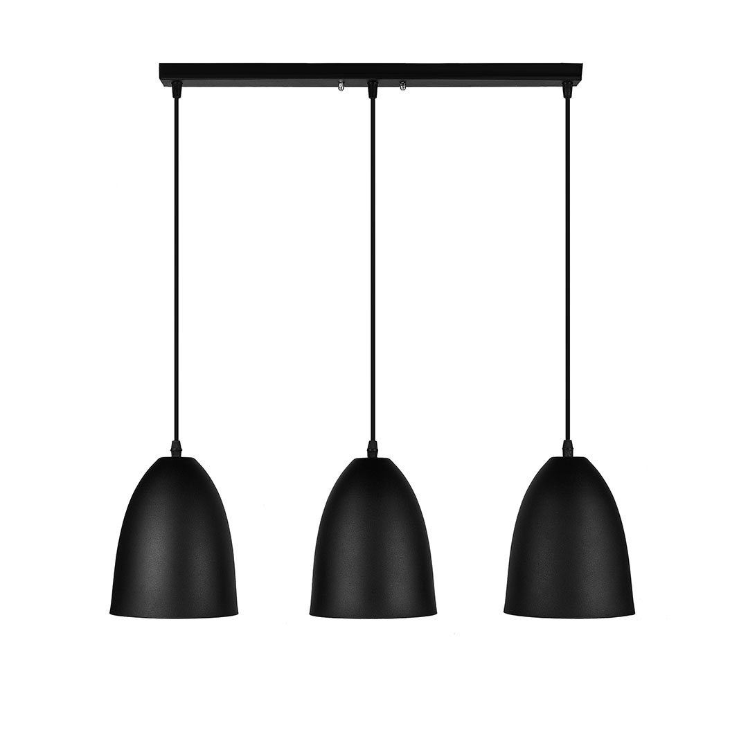 مصباح سقف مودرن معدن - أسود - RL-SC-012