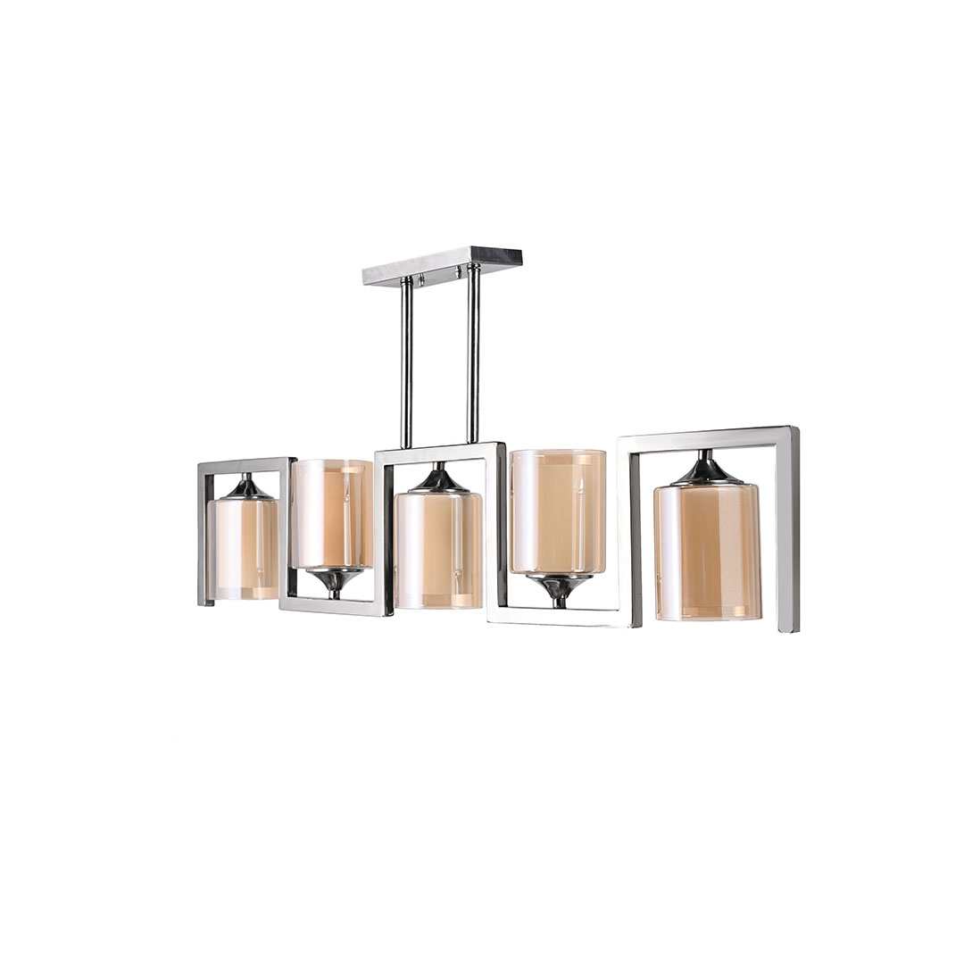 مصباح سقف مودرن ستانلس - كروم - RL-SL-009