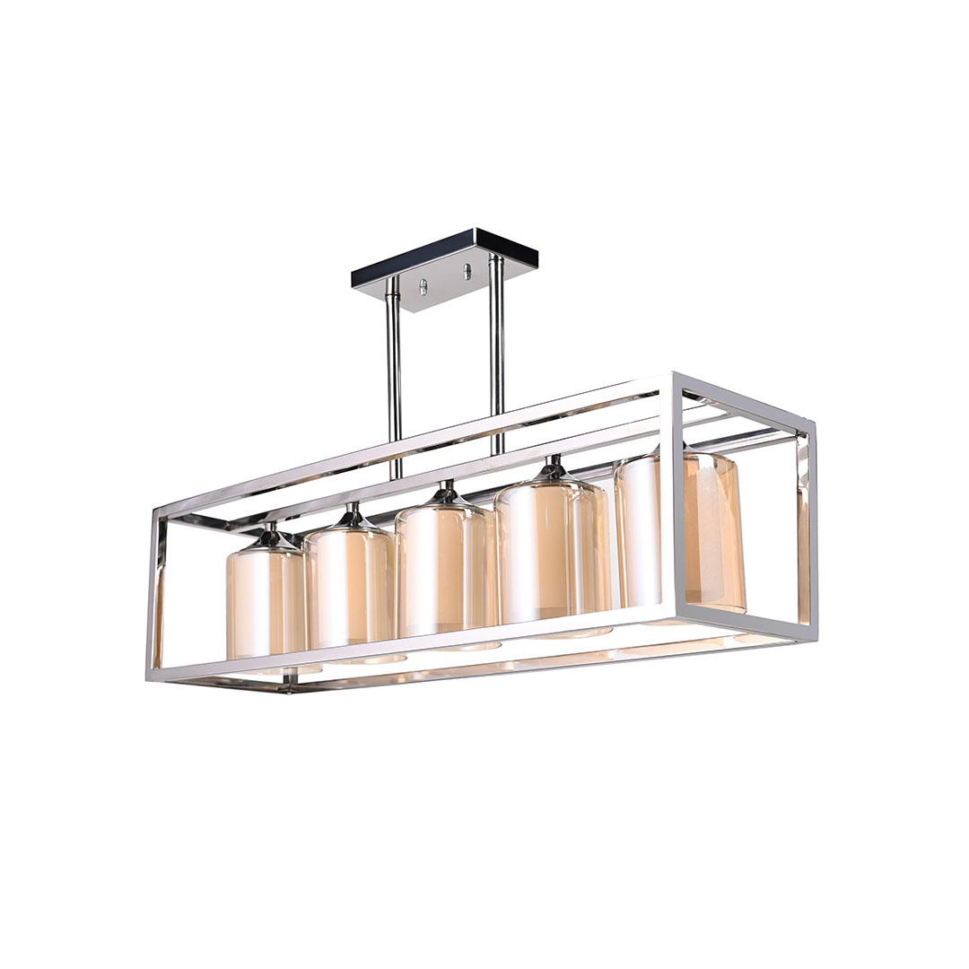 مصباح سقف مودرن ستانلس - كروم - RL-SL-013