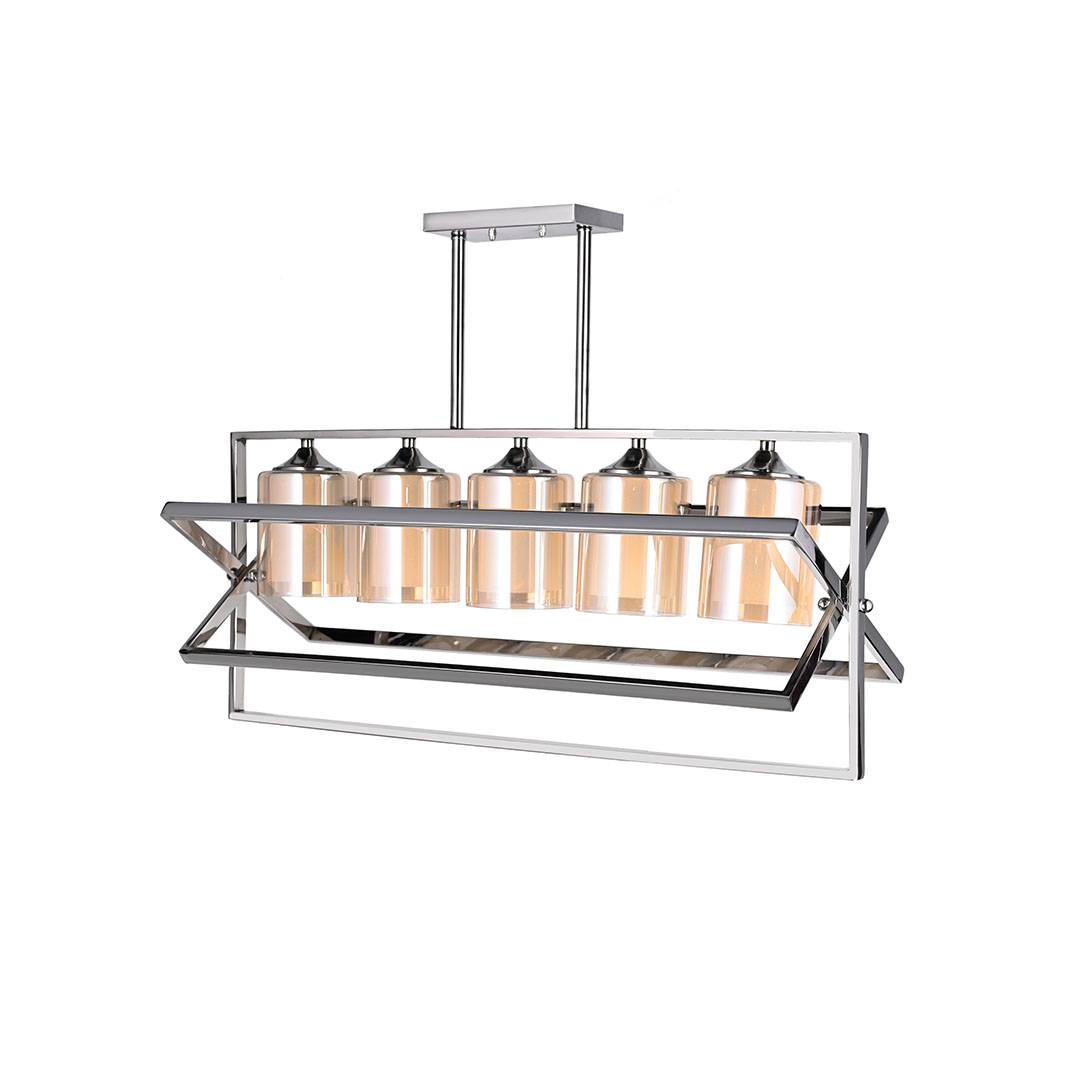 نجفة مودرن خماسية مبتكرة
