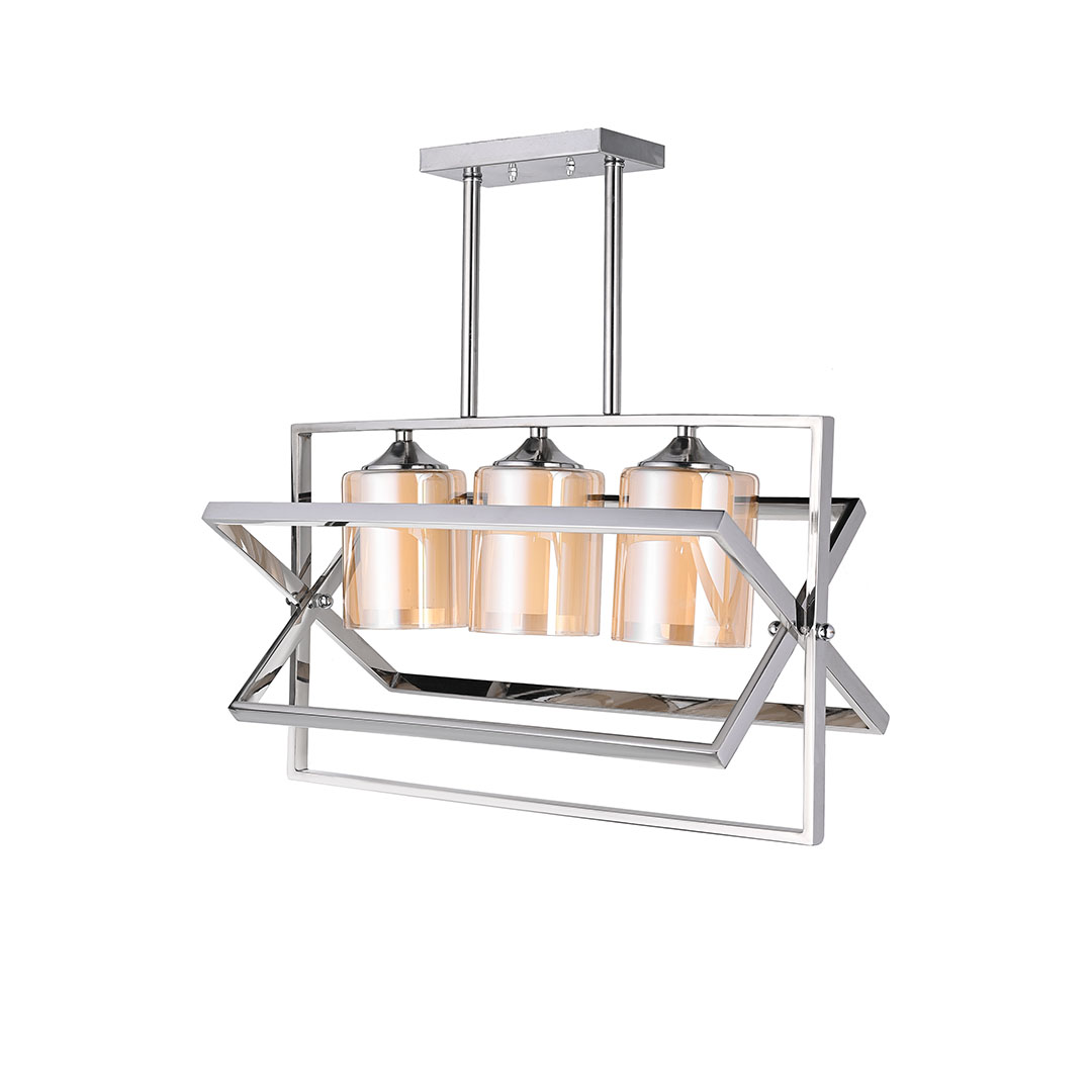 نجفة مودرن ثلاثية مبتكرة