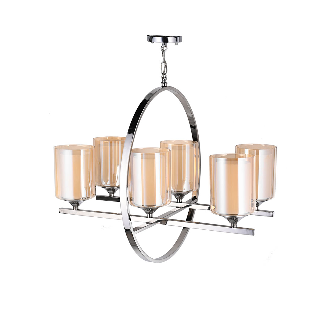 نجفة مودرن مبتكرة سداسية