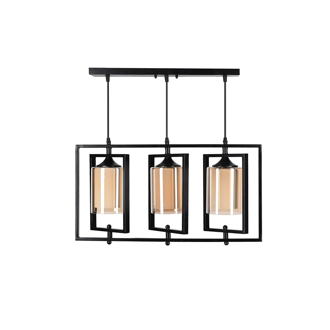 مصباح سقف مودرن معدن - أسود - RL-SL-029