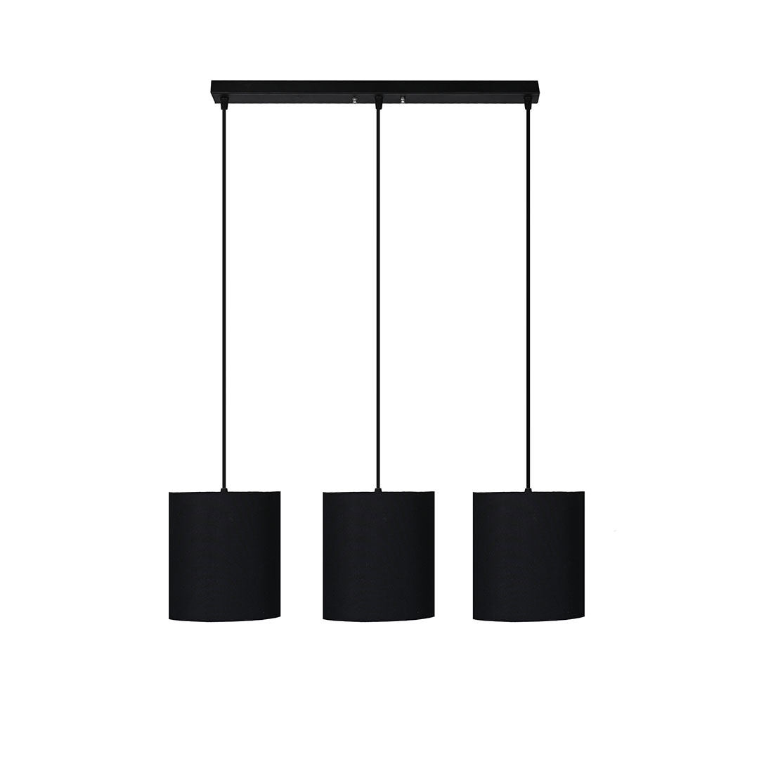 مصباح سقف مودرن قماش - أسود - RL-SP-M-005