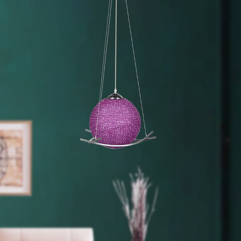 وحدة إضاءة سقف مميزة - بنفسجي