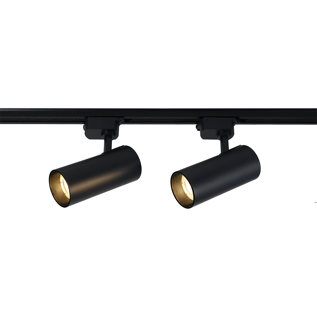 تراك اضاءة ورم 30 وات مودرن معدن - 2 قطعة - اسود - RL-TK-018