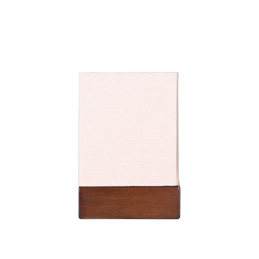 مصباح مكتب مودرن خشب بشابوه قماش - بيج - RL-TL-A-031