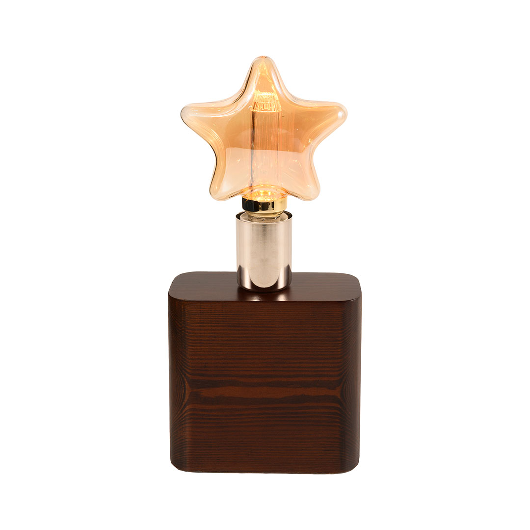 اباجورة مكتب لغرف النوم والمعيشة مودرن خشب - بنى - RL-TL-A-53