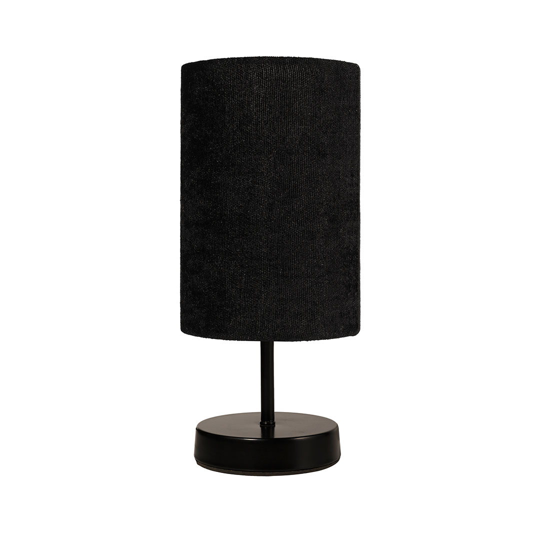 اباجورة مودرن معدن بشابوه قماش - أسود - RL-TL-B-041