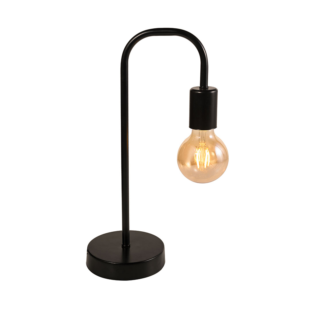 اباجورة سيمبل مودرن معدن - اسود - RL-TL-B-069