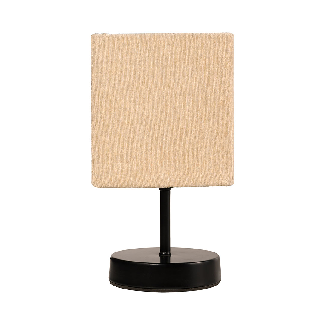 اباجورة مكتب مودرن معدن × قماش - اسود/بيج - RL-TL-B-094