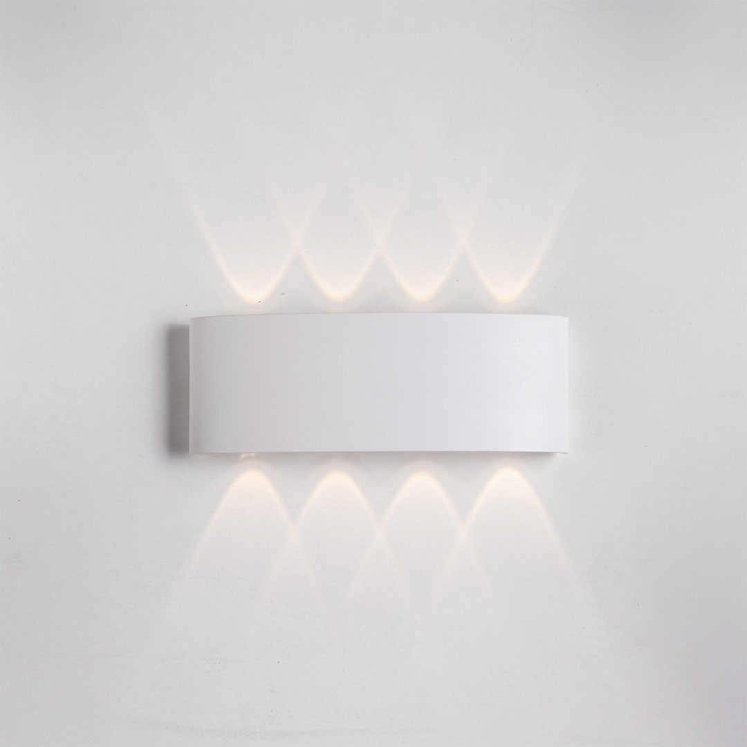 اب داون أضاءة اعلى واسفل مودرن بلاستيك - ابيض - RL-UD-A-053