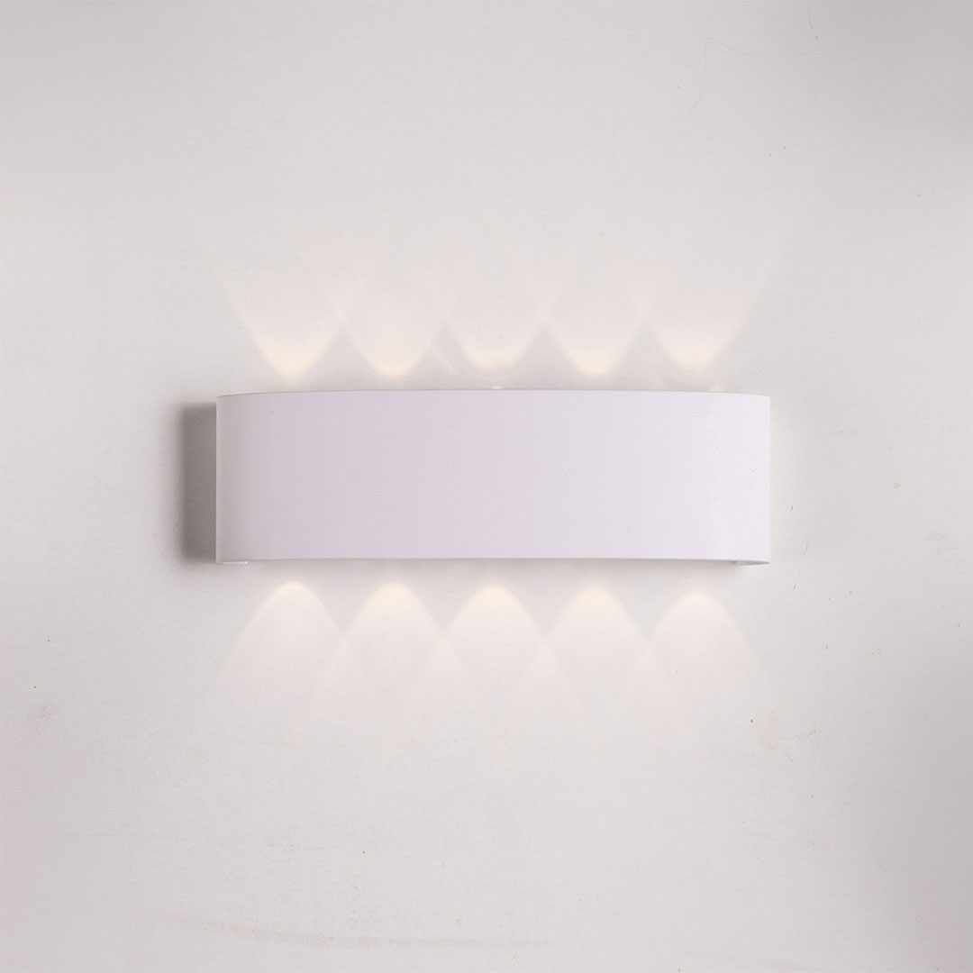 اب داون أضاءة اعلى واسفل مودرن بلاستيك - ابيض - RL-UD-A-054