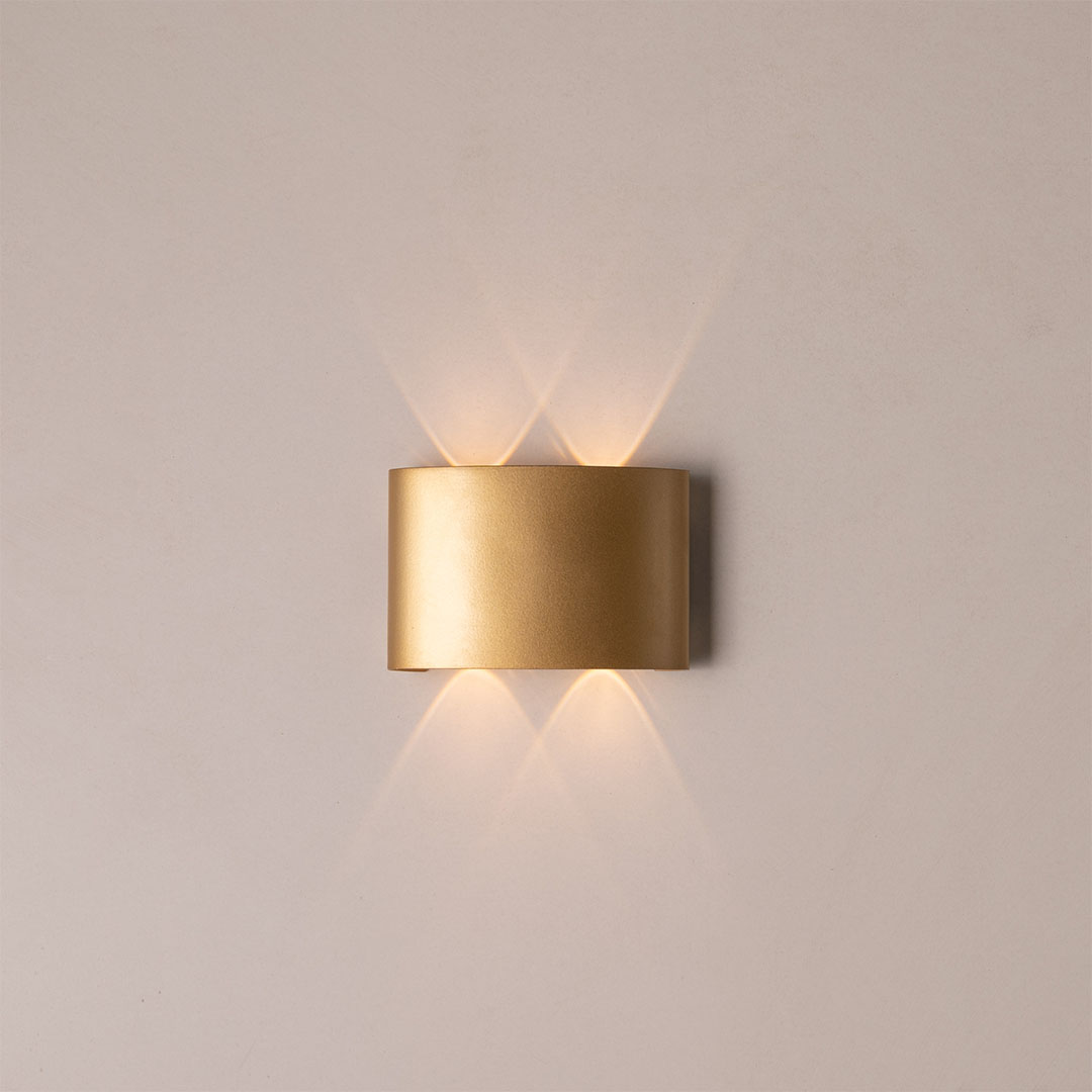 اب داون أضاءة اعلى واسفل مودرن بلاستيك - دهبى - RL-UD-A-058