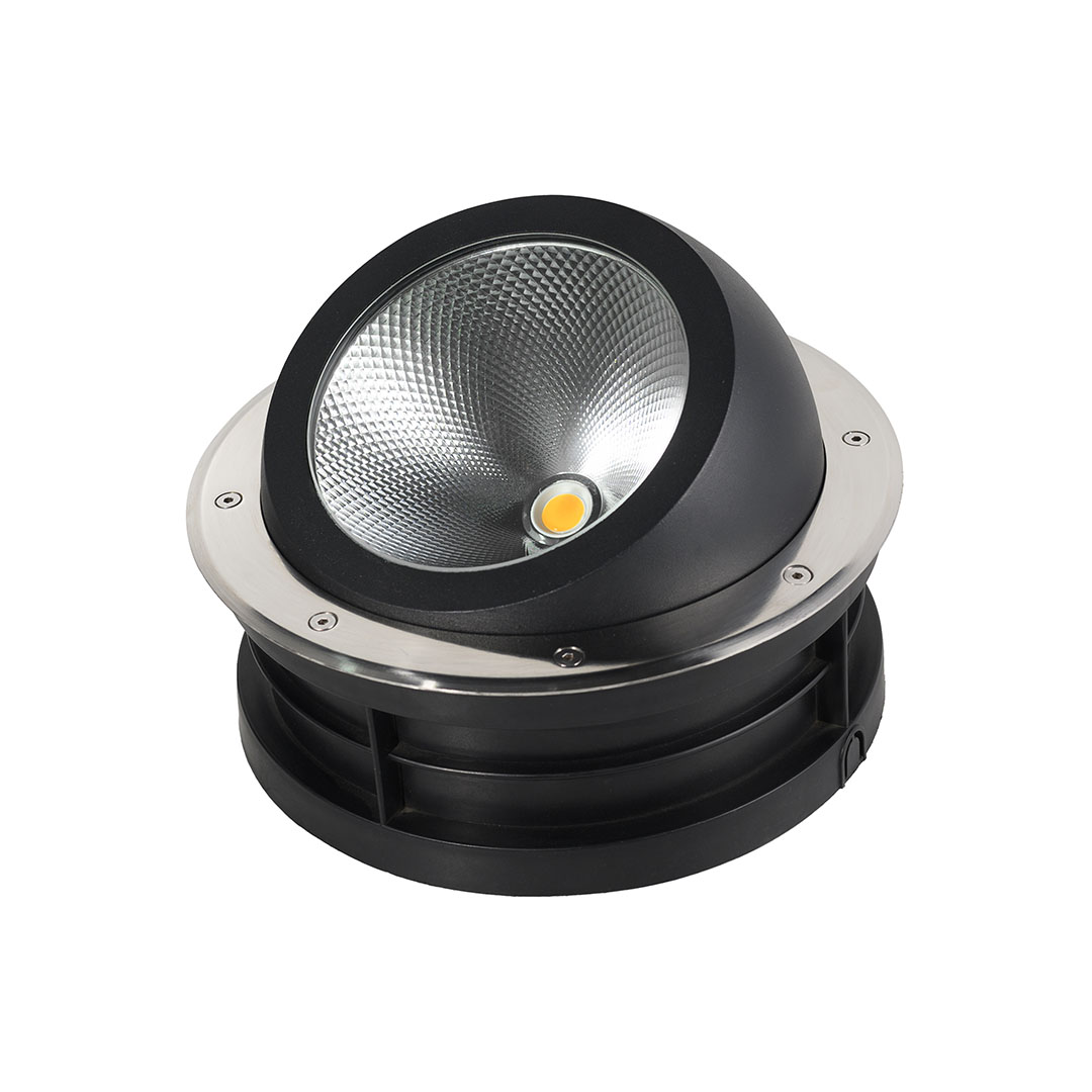 اب لايت مقاوم للماء مودرن بلاستيك × ستانلس - اسود/سيلفر - RL-UL-014