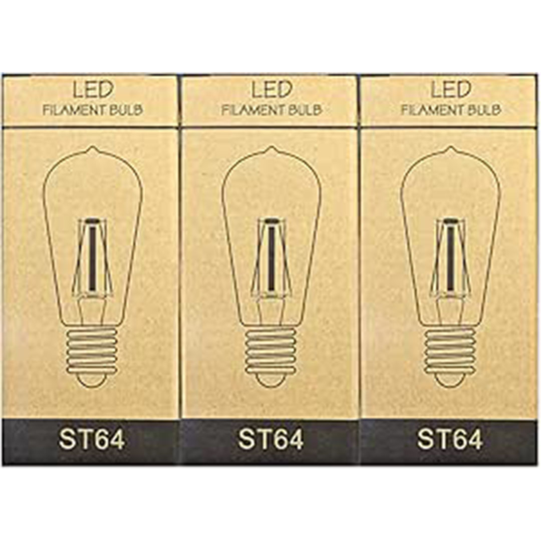 3 لمبات ديكورية 4 وات - اضاءة ورم