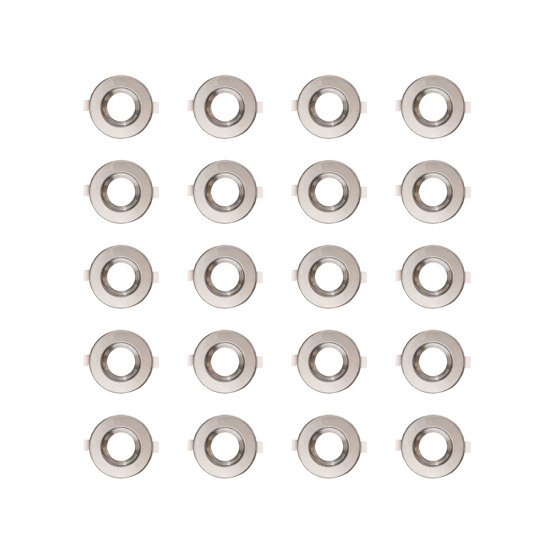 فريم شاسية سبوط مودرن بلاستيك - 20 قطعة - سيلفر - RL-BUN20-FS-042